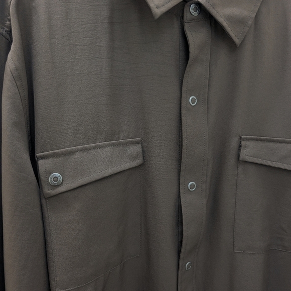 Golite Men's Snap Button Lightweight Jacket Brown Collar XXL 106003111 - Picture 5 of 8